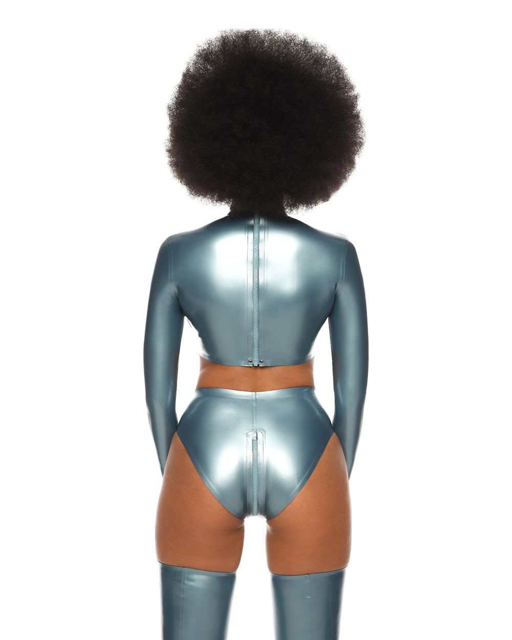 Panties "Ember" Metallic Blue