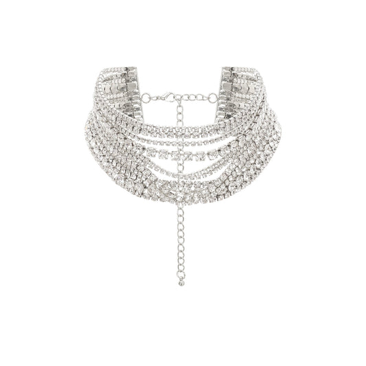 Sylvie crystal-embellished necklace