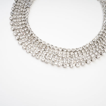 Thaïs crystal-embellished layered necklace