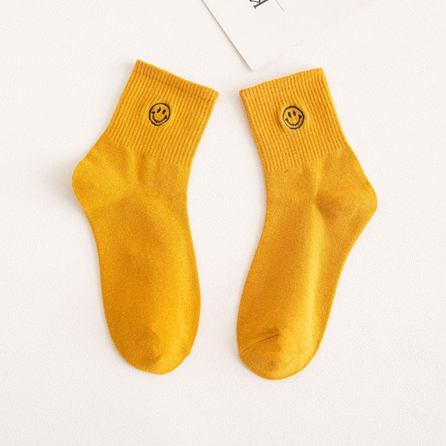 Boldessa® Smiley Face Anklets Socks