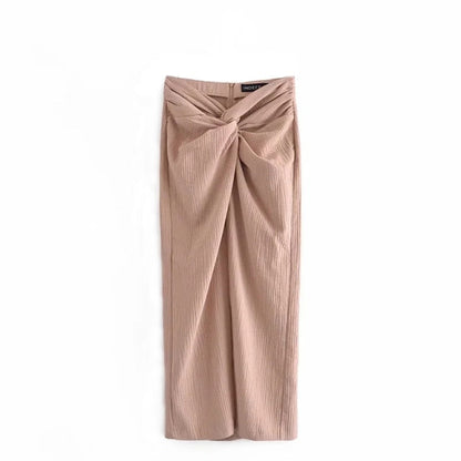 Boldessa® Warm Reminder Midi Skirt