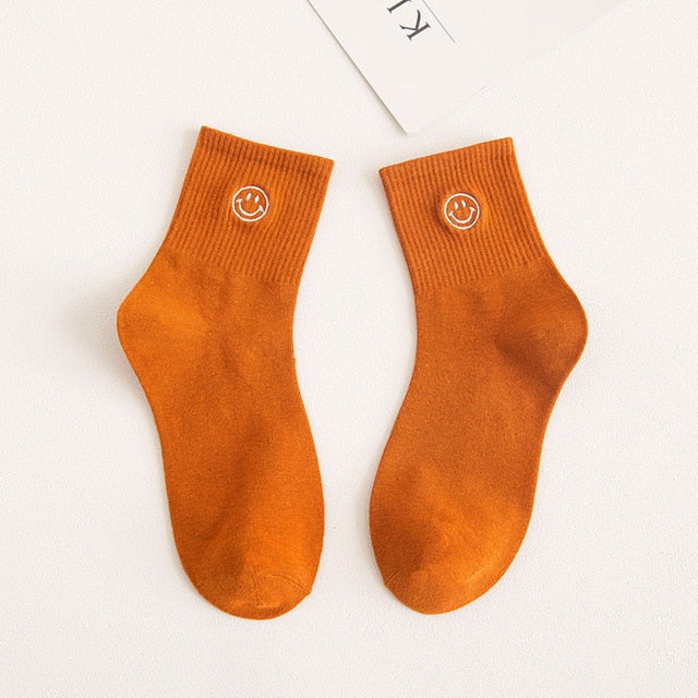 Boldessa® Smiley Face Anklets Socks