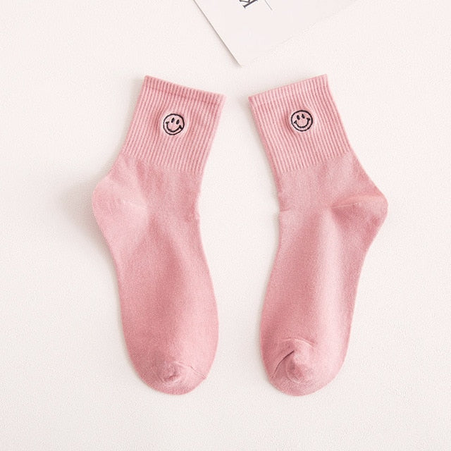 Boldessa® Smiley Face Anklets Socks