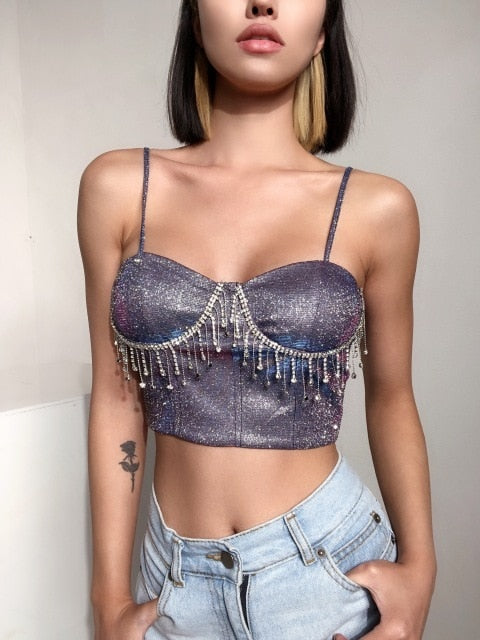 Boldessa® Tossing It Back Crop Top