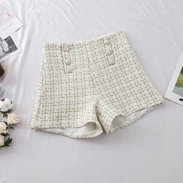 Boldessa® Spring Love Button Shorts