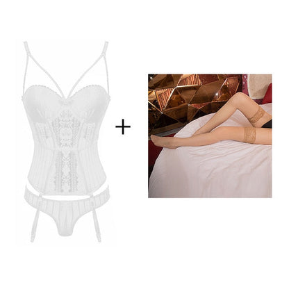 Boldessa® Wine Kisses Bralette Garter Sets