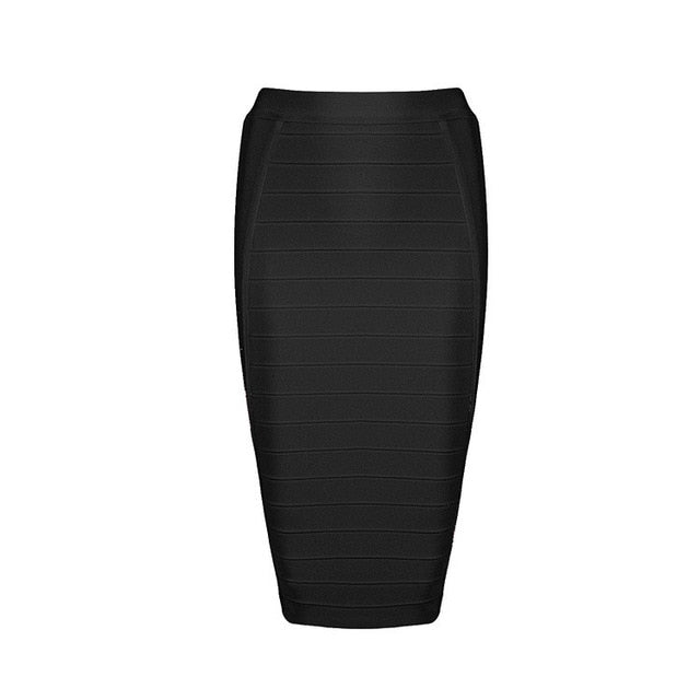 Boldessa® Solid Color Bewitching Pencil Skirt